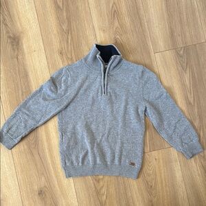 Kid zip neck jumper